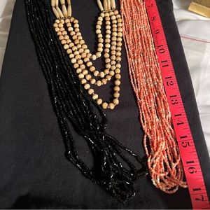 Beaded necklaces